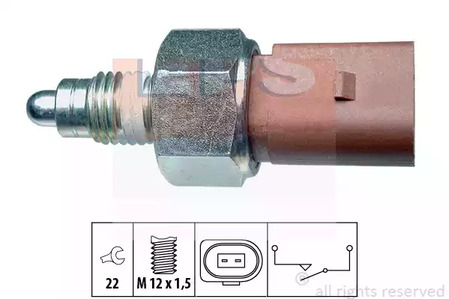 Выключатель, фара заднего хода EPS 1.860.266