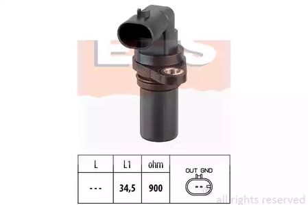 Датчик положения коленвала EPS 1.953.389