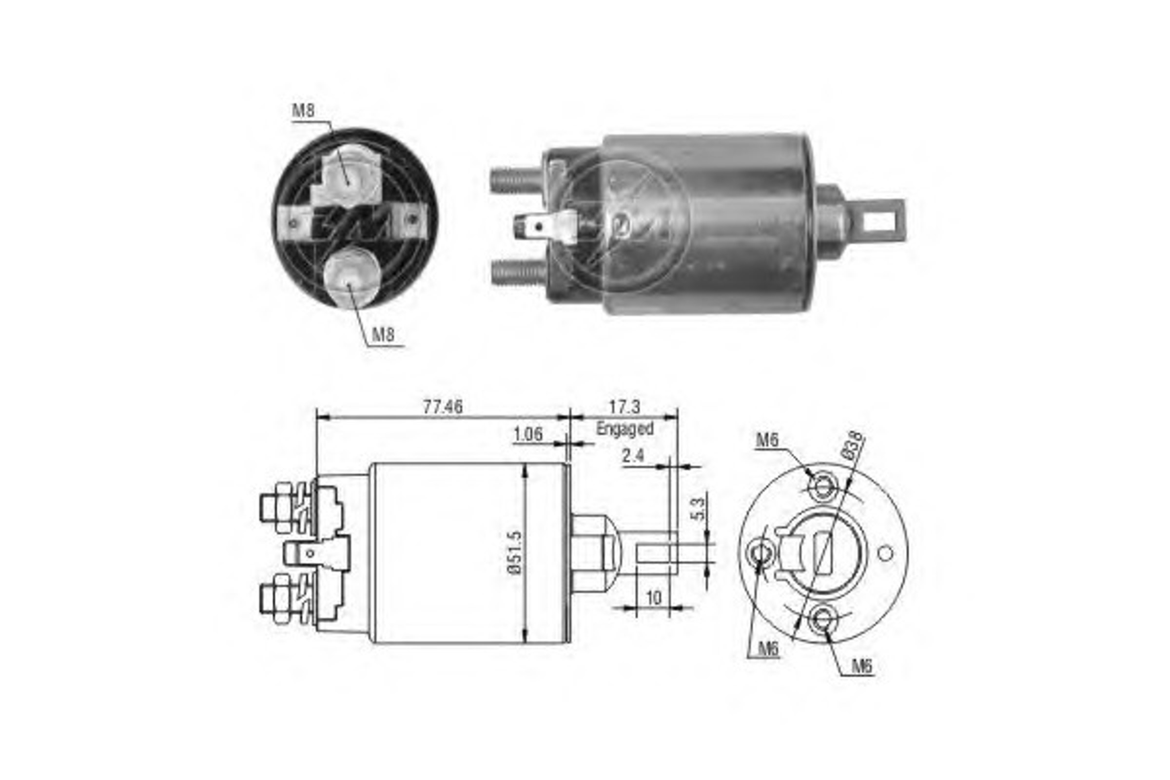 Стартер ERA ZM1691