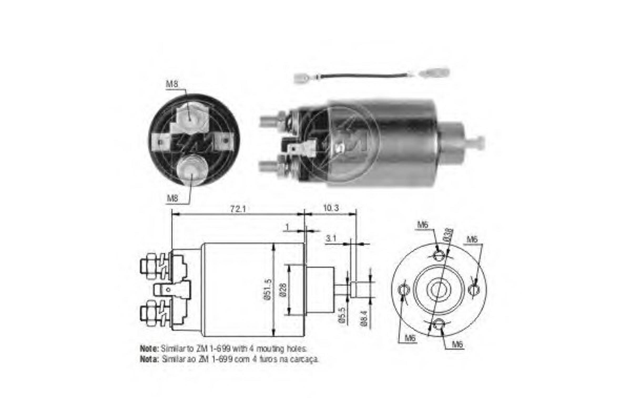 Стартер ERA ZM2699