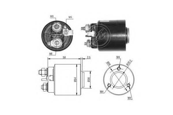 Реле втягивающее ERA ZM492