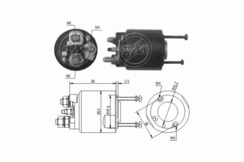 Реле втягивающее ERA ZM495
