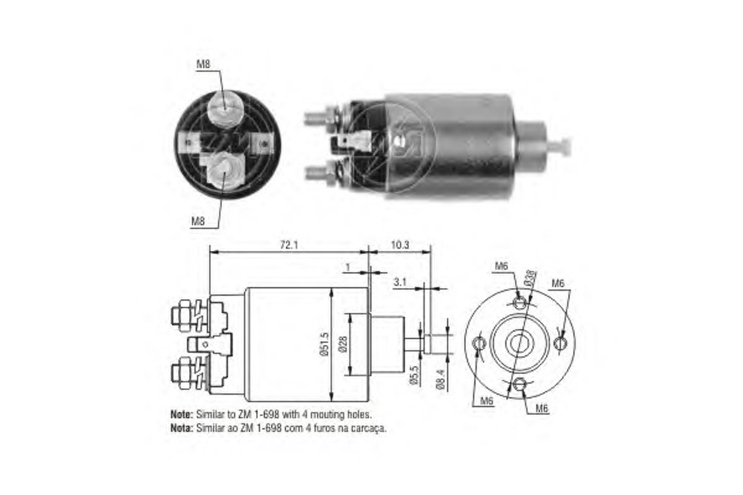 Стартер ERA ZM5698