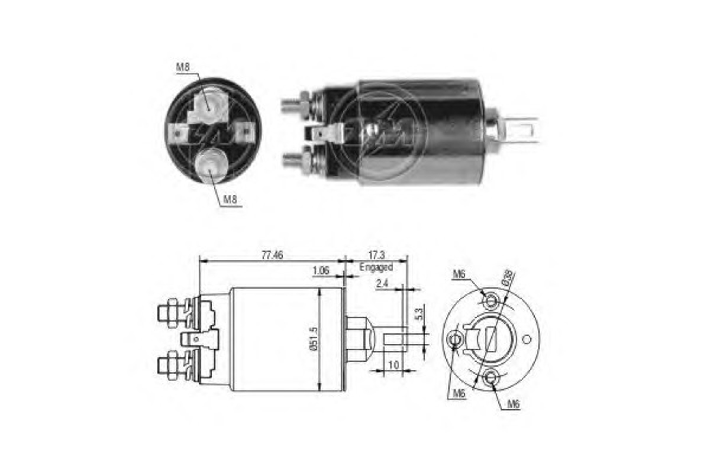 Стартер ERA ZM691