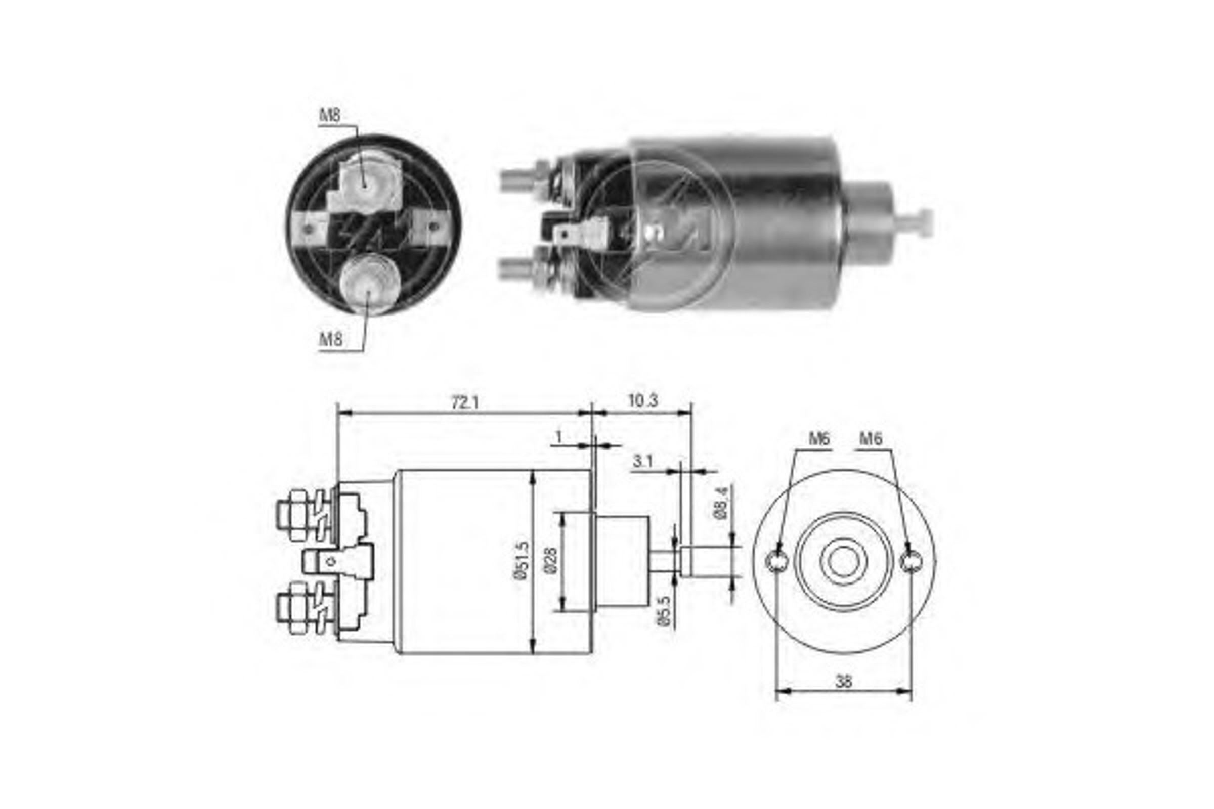 Стартер ERA ZM697