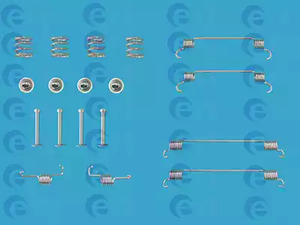 310069 ERT РЕМКОМПЛЕКТ ТОРМОЗНЫХ КОЛОДОК