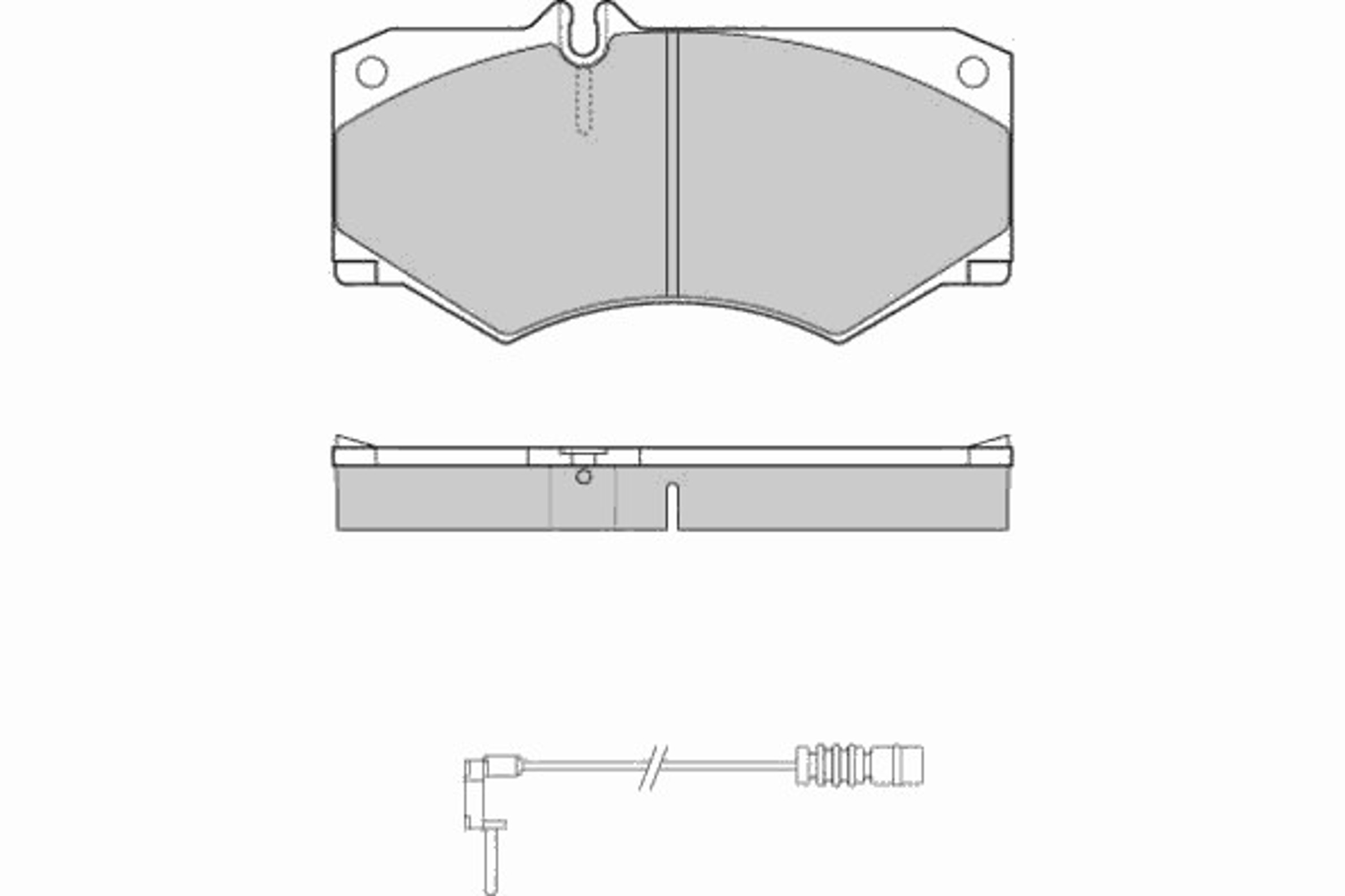 12-0238 E.T.F. Колодки тормозные дисковые