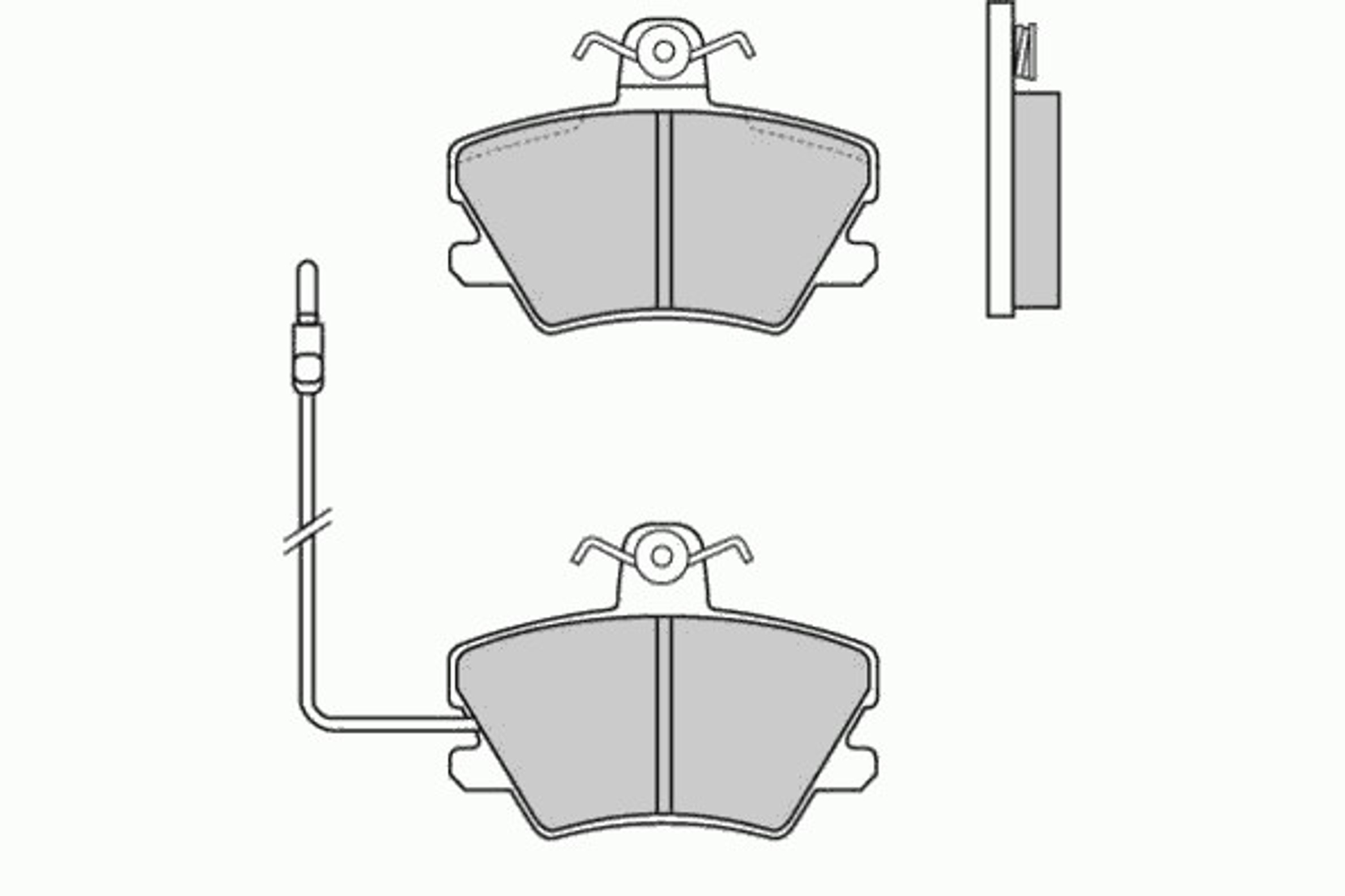 12-0310 E.T.F. Колодки тормозные дисковые