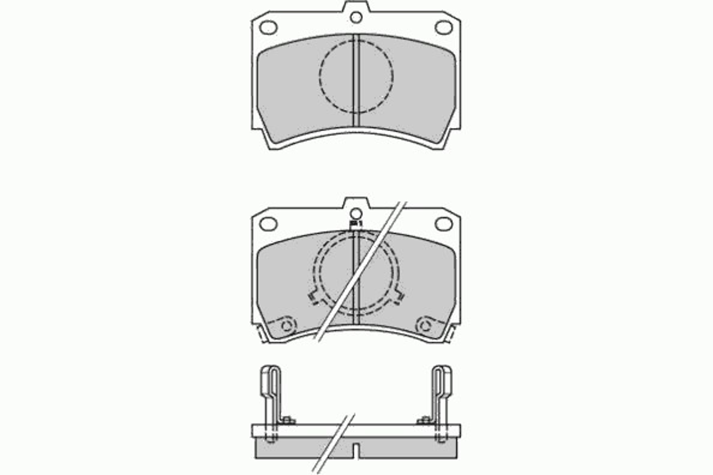 12-0327 E.T.F. Колодки тормозные дисковые