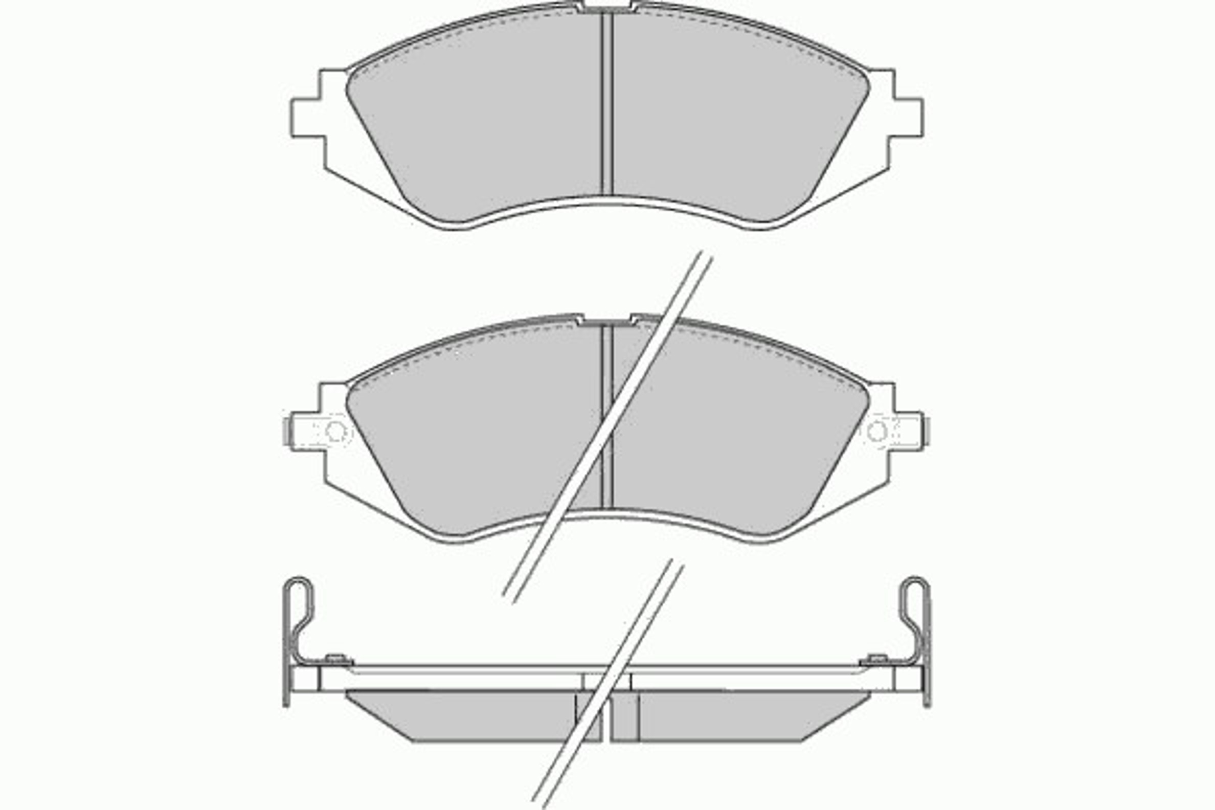 12-0803 E.T.F. Колодки тормозные дисковые