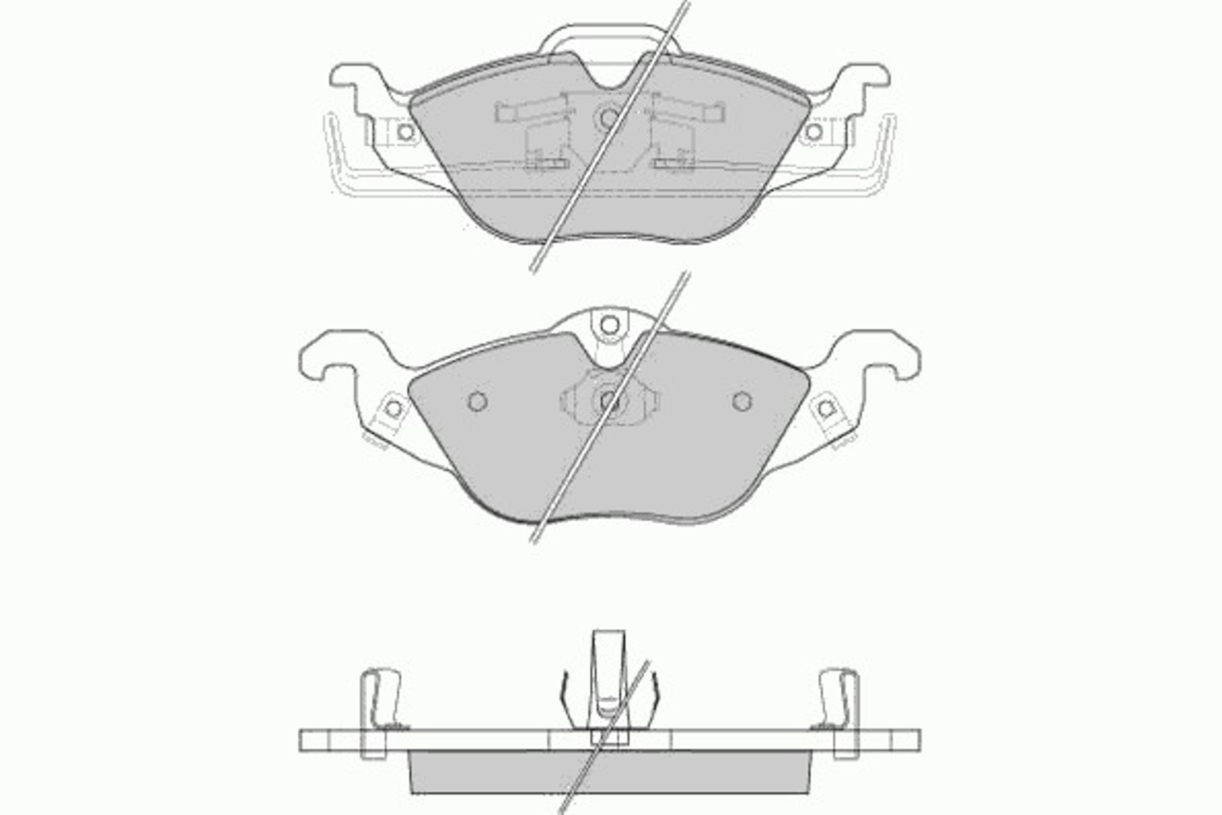 12-0810 E.T.F. Колодки тормозные дисковые