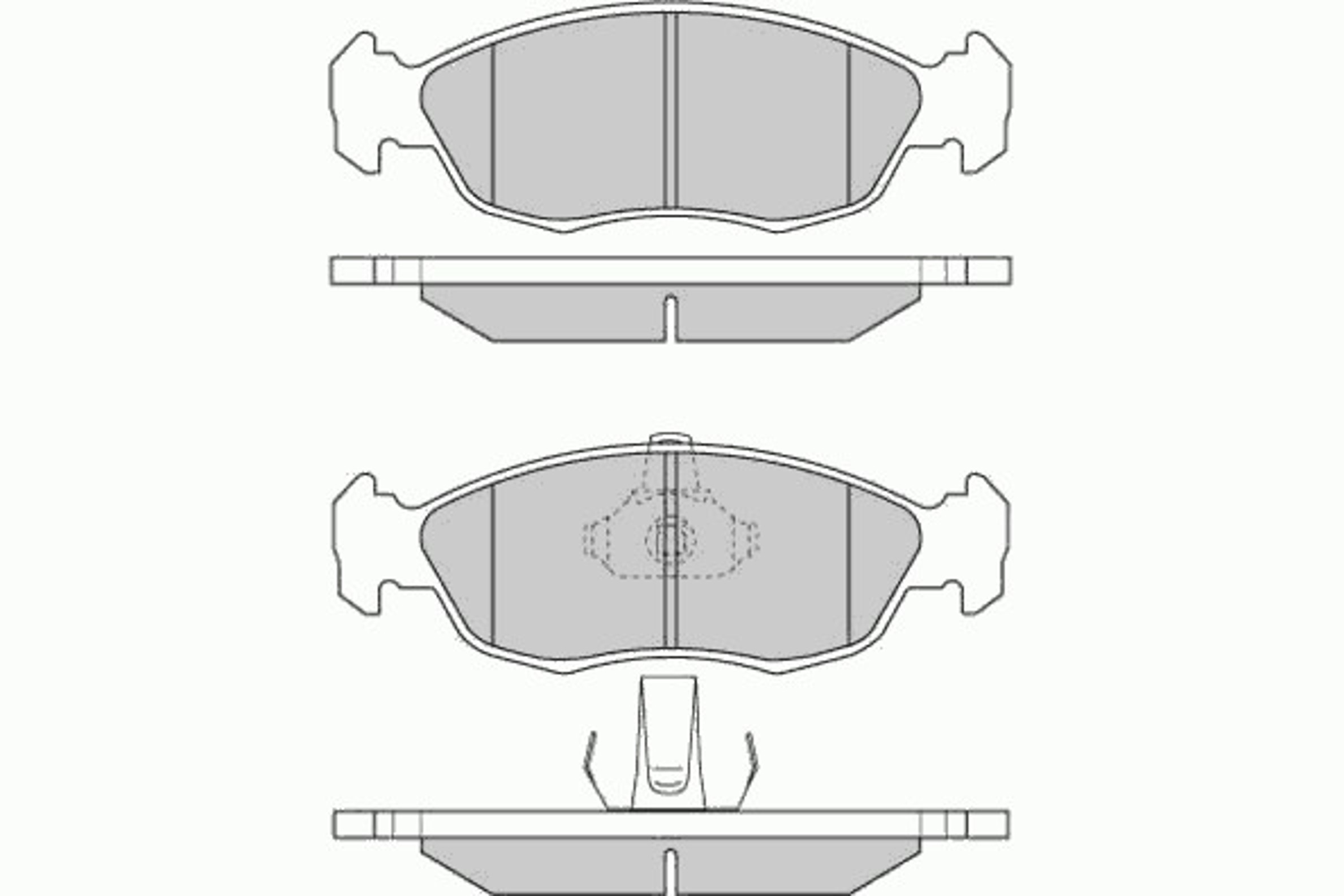 12-0853 E.T.F. Колодки тормозные дисковые