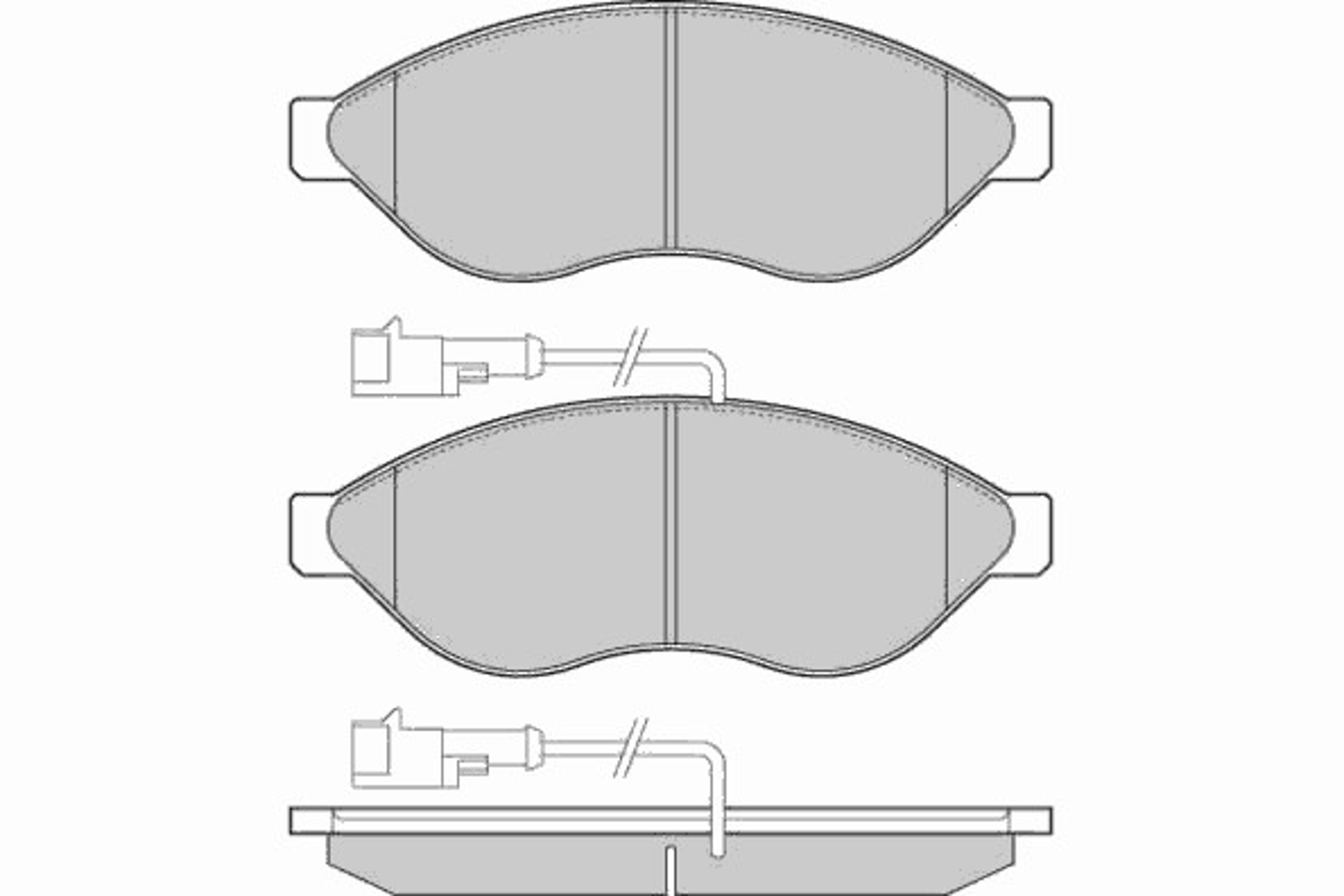 12-1285 E.T.F. Колодки тормозные дисковые