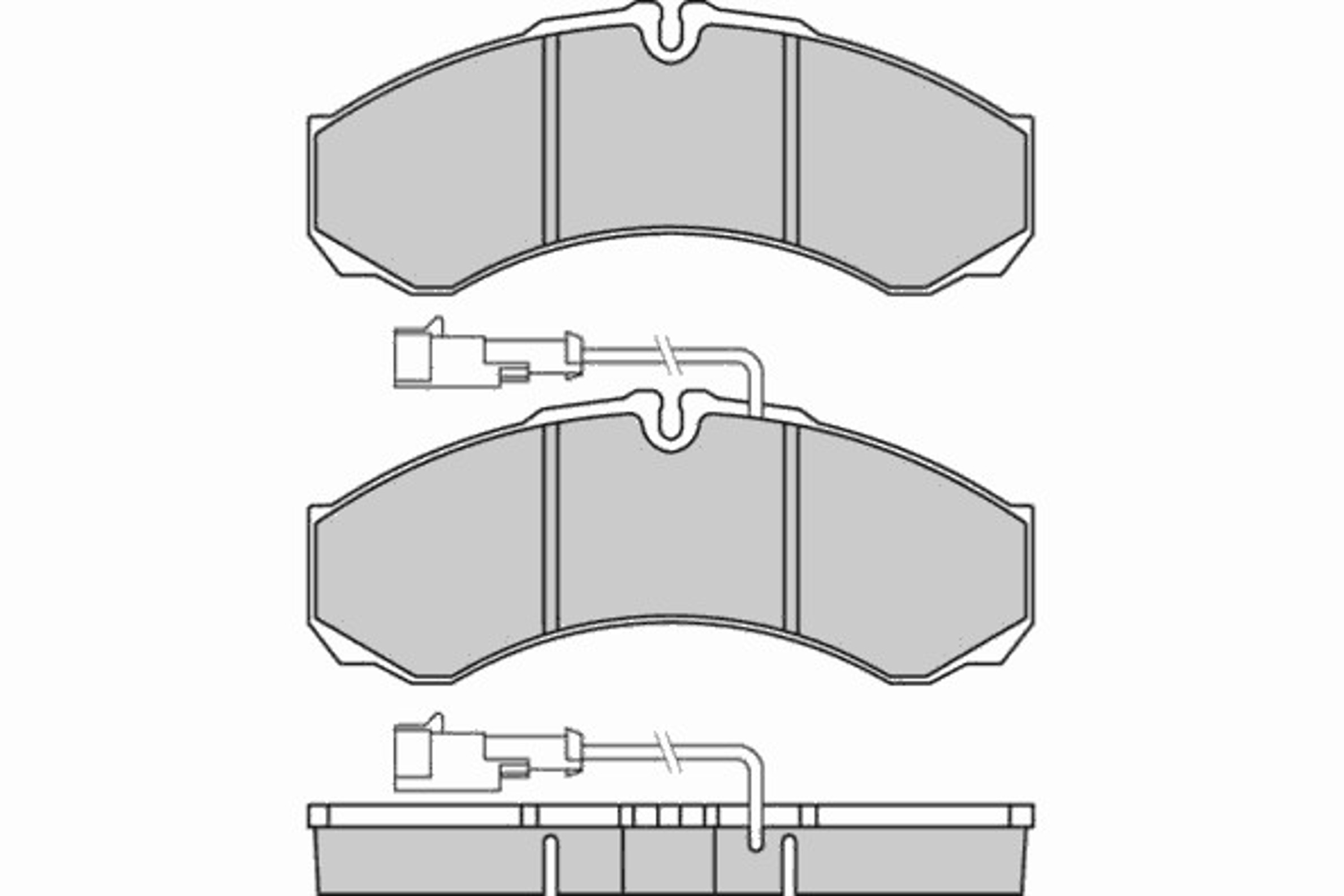 12-1361 E.T.F. Колодки тормозные дисковые