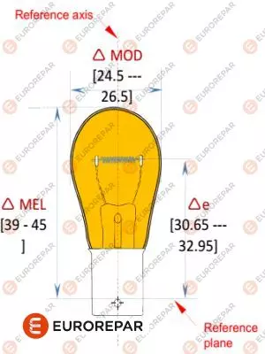 1616430980 EUROREPAR Лампа накаливания