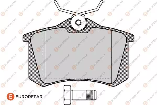 Тормозные колодки EUROREPAR 1617250480