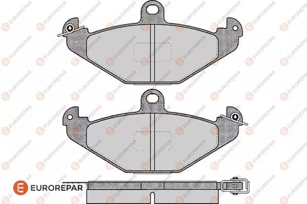 1617252880 EUROREPAR Колодки тормозные