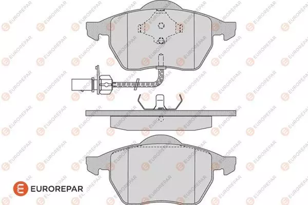 Колодки тормозные дисковые EUROREPAR 1617253080
