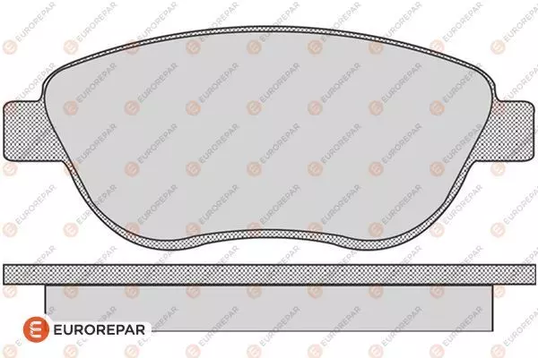 Тормозные колодки EUROREPAR 1617256680