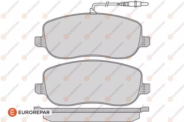 1617258380 EUROREPAR Колодки тормозные дисковые