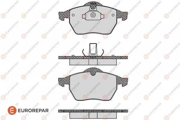 Тормозные колодки EUROREPAR 1617260480