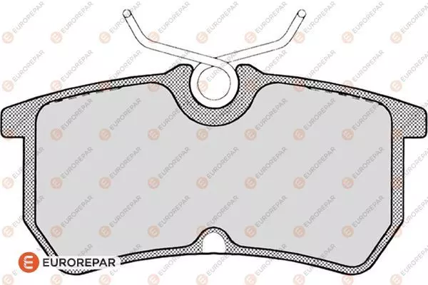 1617261980 EUROREPAR Тормозные колодки