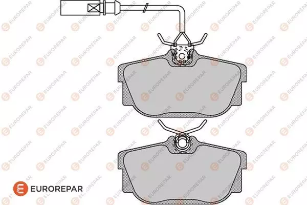 1617263080 EUROREPAR Тормозные колодки