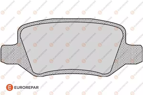 Колодки тормозные дисковые EUROREPAR 1617264380