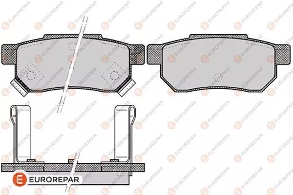 1617269580 EUROREPAR Колодки тормозные дисковые