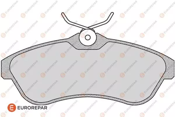 1617270280 EUROREPAR Колодки тормозные дисковые