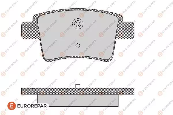 Тормозные колодки EUROREPAR 1617271880