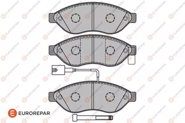 1617273980 EUROREPAR Тормозные колодки