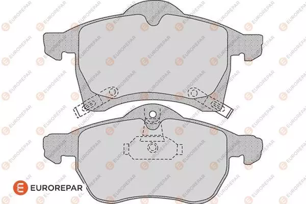 Тормозные колодки EUROREPAR 1617275780