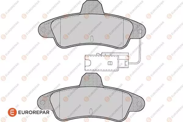 1617280280 EUROREPAR Колодки тормозные дисковые