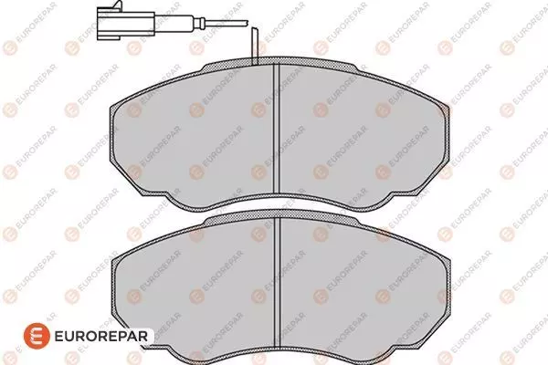 1617280580 EUROREPAR Колодки тормозные дисковые