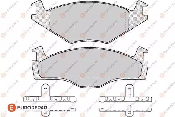 1617282380 EUROREPAR Тормозные колодки