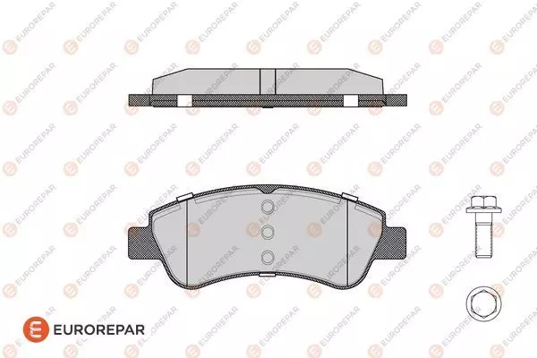 1617282980 EUROREPAR Тормозные колодки