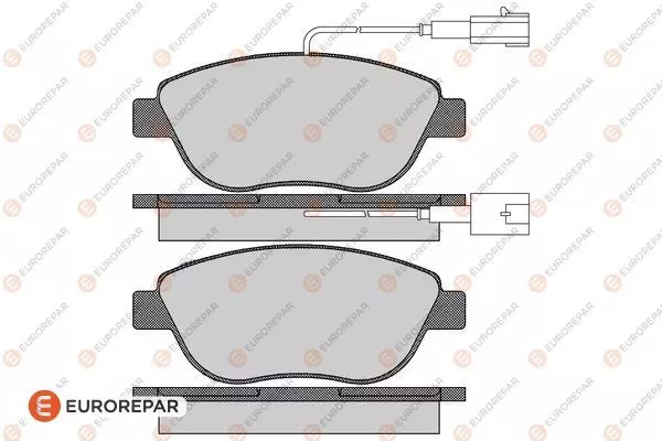 Тормозные колодки EUROREPAR 1617283780