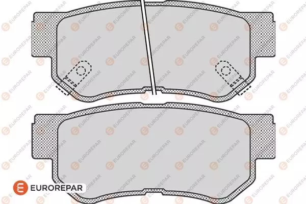 1617286780 EUROREPAR Тормозные колодки