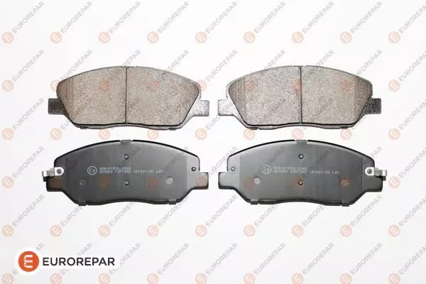 Комплект тормозных колодок дискового тормоза EUROREPAR 1617286880