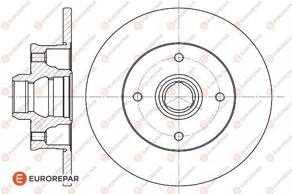Диск тормозной EUROREPAR 1618869180