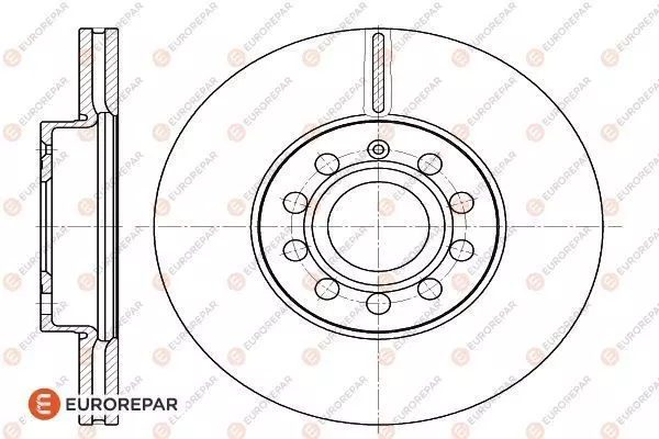 Тормозной диск EUROREPAR 1618879280