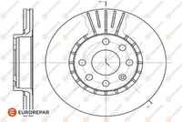 1618883980 EUROREPAR ТОРМОЗНЫЕ ДИСКИ, В УПАКОВКЕ 2
