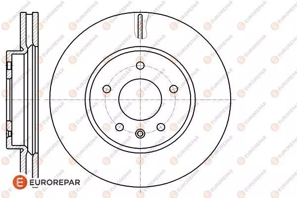 Диск тормозной EUROREPAR 1622812680