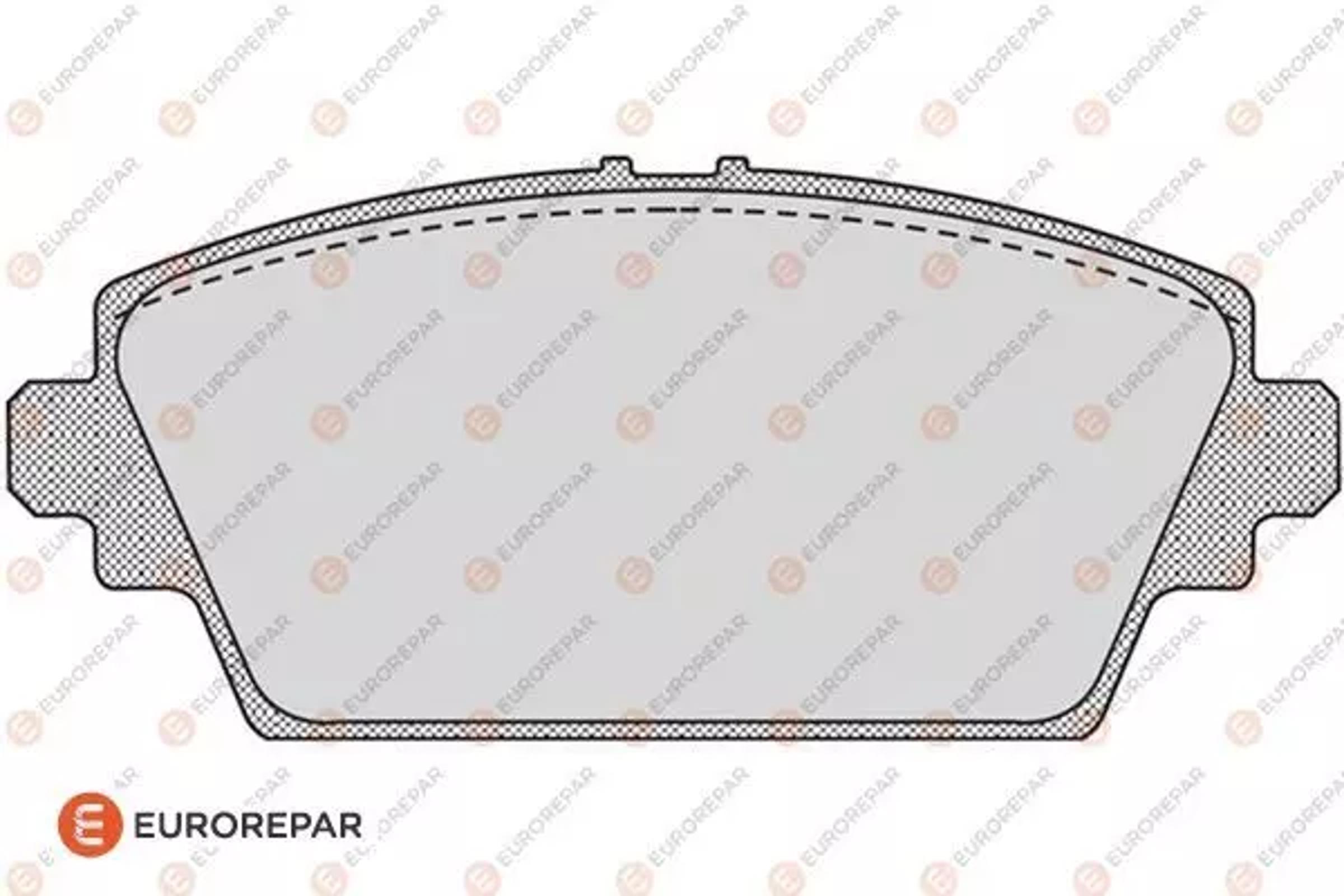 Колодки тормозные дисковые EUROREPAR 1623059980