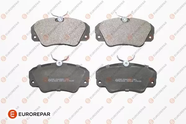 Колодки тормозные дисковые EUROREPAR 1639382780