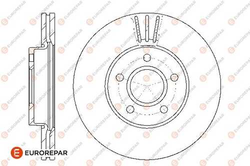 1667854880 EUROREPAR Диск тормозной