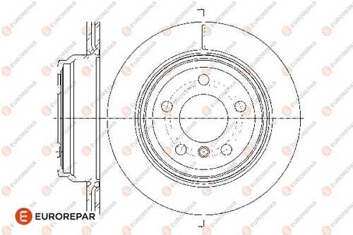 Диск тормозной EUROREPAR 1667857080