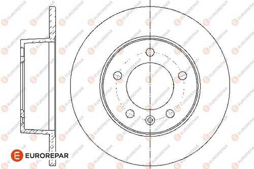 1667858180 EUROREPAR Диск тормозной