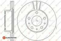 1667858880 EUROREPAR Диск тормозной